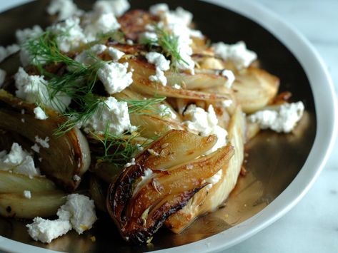 Caramelized Fennel with Goat Cheese – Nadine’s Nibbles Caramelized Fennel, God Help Us, Almond Butter Recipes, Spring Produce, Yotam Ottolenghi, Elegant Dinner, Fresh Dill, Delicious Vegetarian, Spring Is Coming