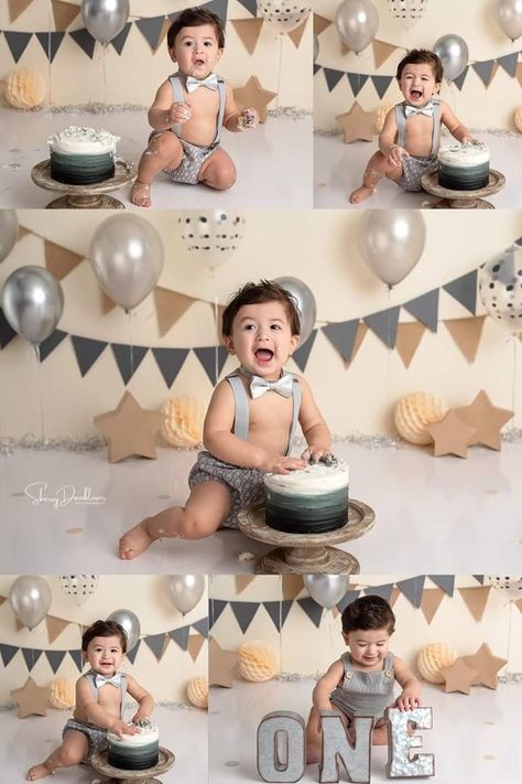 1 Year Boy Photoshoot Ideas, Baby Boy Smash Cake Photoshoot, Prebirthday Photoshoot Ideas, Smashcake 1st Birthdays, 1 Year Birthday Photoshoot Boy, Baby Birthday Photoshoot 1 Year, 1st Birthday Photoshoot Boy Indoor, Smash Cake Photoshoot Boy, Cake Smash Theme Ideas