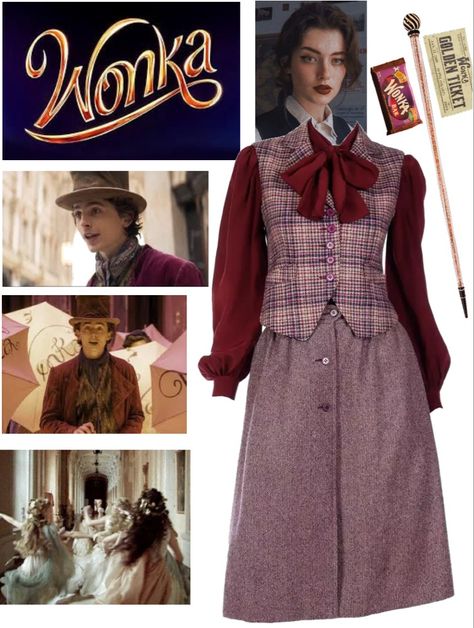 Dr Strange Outfit, Willy Wonka Outfit, Wonka Outfit, Dark Academia Winter, Wonka Bar, Dr Strange, Chocolate Shop, Willy Wonka, Outfit Maker