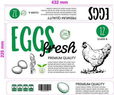 EGG LABEL DESIGN on Behance Egg Label Design, Egg Package Design, Egg Box Design, Eggs Packaging Design, Egg Packaging Design, Telur Bebek, Eggs Packaging, Egg Brand, Illustrations Simple