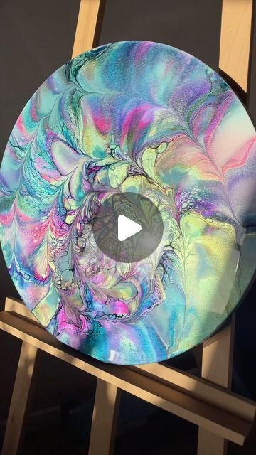 Nichola Scaldwell on Instagram: "Pushing resin around a big beautiful canvas is one of my favourite things to do ✨ 

I was going to paint over this large piece, but instead, I decided to hand paint some extra details and give it a second chance to shine with a resin finish.

I’m thrilled with how it turned out 😍🤯 

Coated in the amazing @art_resin ✨

This 50cm acrylic pour painting on canvas is now available in my store 🏬 

Find it on my Etsy - link in bio, or DM me for the link 🔗 💚 

Worldwide shipping available ✈️🌍 

#art_resin #epoxyresin #resinart #epoxyresindiy #howtocreateresinart #artresin #fluidartistsofinstagram #femaleartistsofinstagram #artforsaleoninstagram #resintipsforbeginners" Epoxy Resin Diy, Acrylic Pour Painting, Art Resin, Second Chances, My Favourite Things, Hand Paint, Pour Painting, Acrylic Pour, Second Chance