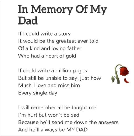 Dad Memorial Quotes, Dad In Heaven Quotes, Miss You Dad Quotes, Father Poems, Dead Quote, I Miss My Dad, I Miss You Dad, Remembering Dad, Dad In Heaven