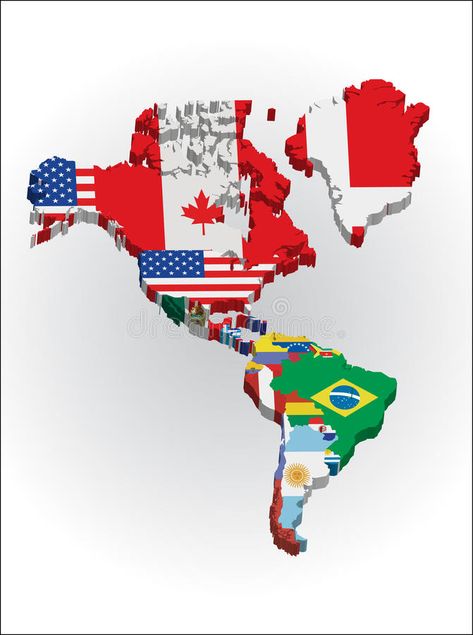 3d North and Sout American continent. 3d Outline maps of the countries in North , #AFFILIATE, #continent, #Outline, #American, #North, #Sout #ad South America Continent, Patagonia South America, Columbia South America, America Continent, Maps Aesthetic, Brazil Art, America City, South America Map, Eagle Images