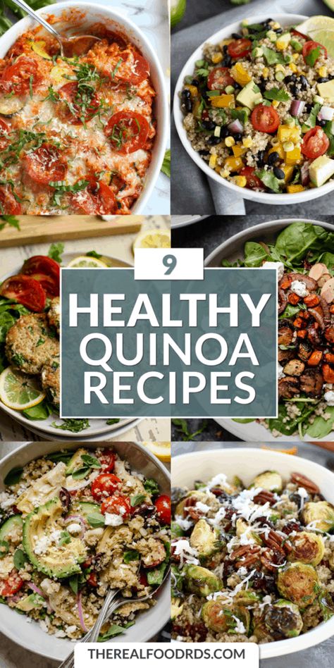 Kinoa Recipes, Healthy Quinoa Recipes, Quinoa Recipes Dinner, Dietitian Recipes, Quinoa Recipes Healthy, Greek Quinoa Salad, Healthy Quinoa, Quinoa Healthy, Tasty Healthy