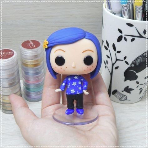 Coraline Funko Pop, Mini Funko Pop, Disney Funko Pop, Star Wars Funko Pop, Marvel Funko Pop, Best Funko Pop, Candle Sculpture, Easy Clay Sculptures, Pop Custom