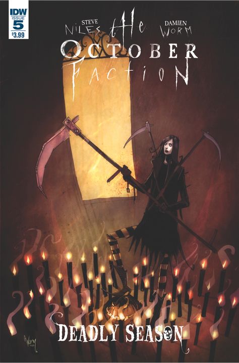 OCTOBER FACTION DEADLY SEASON #5 October Faction, Deserted City, Book Graphic, Horror Comics, Comic Book Covers, Comic Covers, Fantasy Books, Book Series, Cover Art