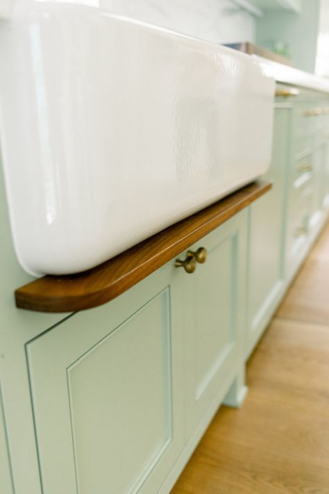 Apron Front Sink and Drip Ledge Apron Sink Above Counter, Apron Front Sink Cabinet, Apron Sink Drip Ledge, Farmhouse Sink Drip Edge, White Apron Front Sink, Drip Ledge Under Farm Sink, Faux Apron Front Sink, White Apron Sink White Cabinets, Drip Ledge Under Sink