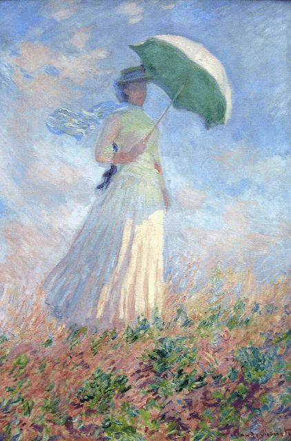 via GIPHY Woman With A Parasol, Monet Garden Giverny, Monet Garden, Japanese Bridge, Claude Monet Paintings, Claude Monet Art, Plein Air Landscape, Monet Art, Monet Paintings