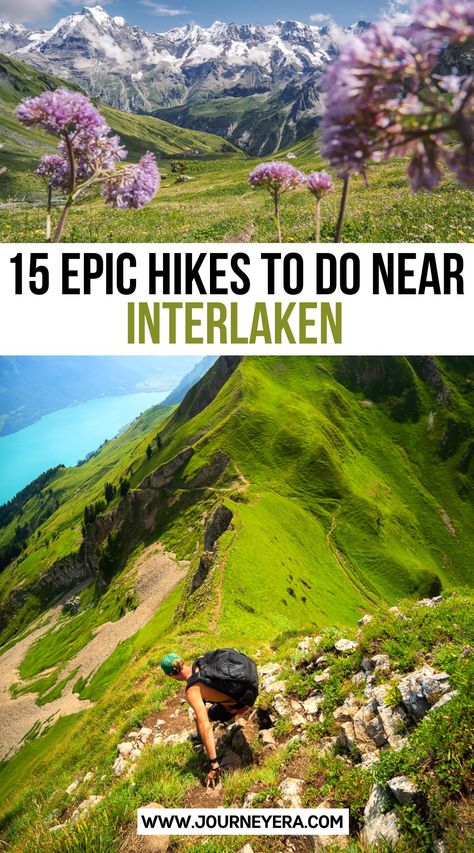 15 Epic Hikes To Do Near Interlaken Easy Hikes Switzerland, Switzerland Hikes, Hiking Switzerland, Switzerland Hiking, Travel Switzerland, Interlaken Switzerland, Europe Honeymoon, Switzerland Vacation, Europe 2024