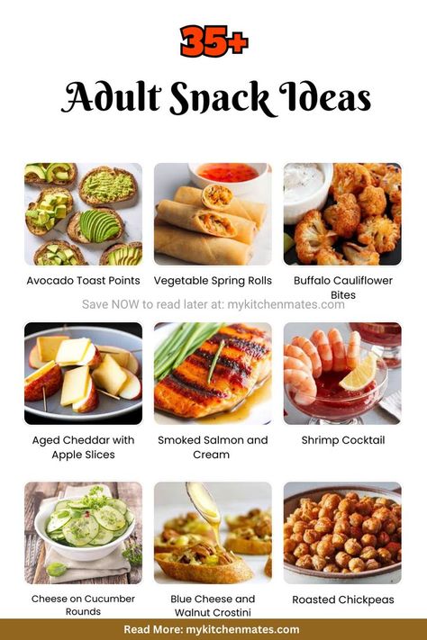 Adult Snack Ideas Work Snacks Office, Adult Snack Ideas, Snack Ideas For Work, Cauliflower Vegetable, Adult Snacks, Mini Crab Cakes, Work Snacks, Apple Chips Baked, Snacks Under 100 Calories