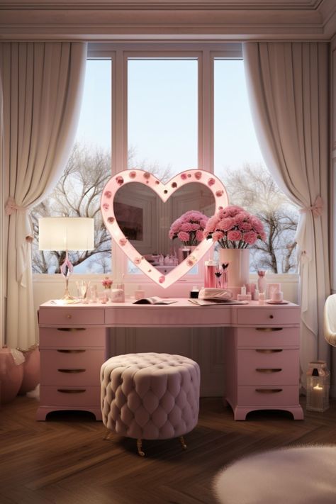 room inspo beauty room design Classy Rooms, Beauty Room Vanity, Dream Closet Design, Luxury Room Bedroom, Pink Bedrooms, Vanity Design, Vanity Decor, Redecorate Bedroom, Pink Room