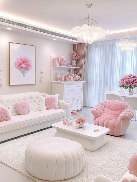 Fancy Living Rooms, Sunroom Ideas, House Interior Design Styles, Latest Living Room Designs, Store Hacks, Dream Apartment Decor, Dollar Store Hacks, Pink Living Room, Pinterest Room Decor