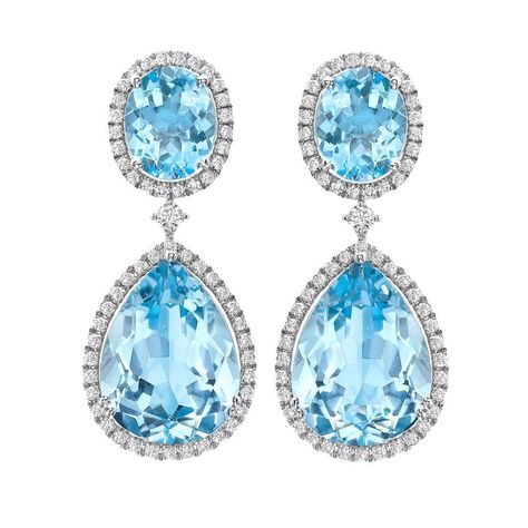 Today's jewellery are these beautiful Blue Topaz and Diamond pear and oval drop earrings #kikimcdonough #kikiadventcalendar #day7 #thursday #christmascountdown #christmasatkikis jewellery #jewelry #luxury #december #inspiration #linkinbio Blue Diamond Earrings, Kiki Mcdonough, Blue Topaz Stone, Blue Topaz Earrings, Topaz Earrings, Topaz Stone, Diamond Drops, Fine Jewelry Designers, Drop Necklace