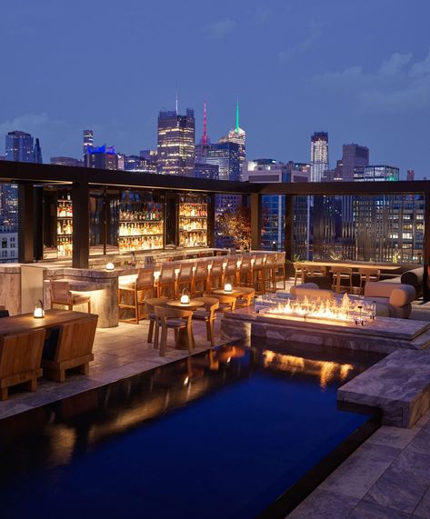 NYC Hotel Photo Gallery | Equinox Hotel New York Equinox Hotel, Rooftop Dining, Best Rooftop Bars, Nyc Hotels, Hudson Yards, Room Upgrade, Restaurant New York, Urban Oasis, Sleep Well