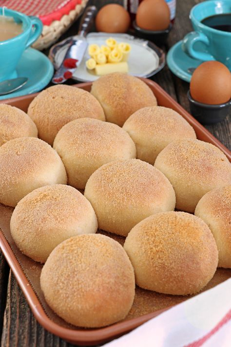 Pandesal Recipe - Soft and Buttery - Foxy Folksy Easy Pandesal Recipe, Soft Pandesal Recipe, Pandesal Recipe Philippines, Best Pandesal Recipe, Pinoy Bread, Filipino Bread Recipe, Bread Flour Recipe, Filipino Bread, Rolls Baking