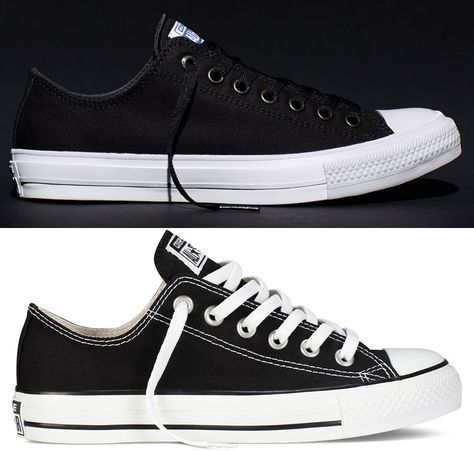 How The Converse Chuck Taylor All Star & Chuck II Compare Converse Wallpaper, Sepatu Air Jordan, Converse Chuck Taylor Ii, Tenis Converse, Swag Outfits Men, Walker Shoes, Weird Stuff, Swag Shoes, Shoe Fits