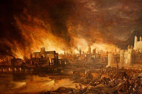 The Great Fire Of London, Burning City, Great Fire Of London, Kabukicho, 2 September, The Great Fire, St Pauls Cathedral, City Of London, Today In History