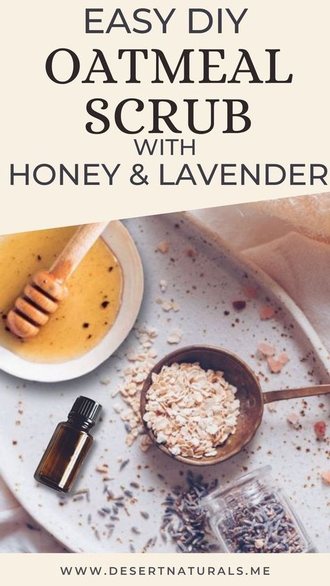 This homemade Oatmeal Scrub with Honey and Lavender essential oil is the perfect DIY skin scrub recipe for both body and face.  This homemade face and body scrub helps with moisturizing dry skin, acne, pimples, inflammation, redness, healing skin and more.
learn how to make your own face scrub with this diy recipe is packed with natural ingredients to gently exfoliate and moisturize your skin. Oatmeal Scrub Diy, Exfoliating Face Scrub Diy, Exfoliators For Face, Diy Exfoliating Body Scrub, Honey And Lavender, Scrub Recipe Diy, Recipe With Honey, Room Spray Recipe, Face Scrub Recipe