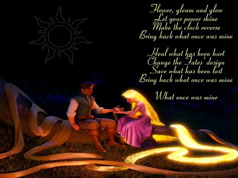 Gorgeous Tangled Wallpaper featuring the Healing Incantation ("Flower gleam and glow") by  RAPUNZELHIME on Blogspot Tangled Song, Healing Incantation, Tangled Songs, Flower Gleam And Glow, Tangled Wallpaper, Art Pictures, Tangled, Art Photography, Healing