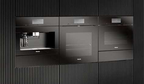 Miele Kitchen Design, Miele Coffee Machine, Miele Kitchen, Rome Apartment, Oven Design, Miele Appliances, Household Appliance, Appliance Packages, Coffee Corner