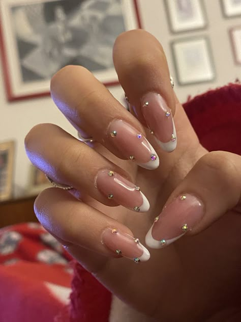 Ideas Uñas, Hello Nails, Simple Gel Nails, Casual Nails, Almond Acrylic Nails, Pearl Nails, Nails Only, Acrylic Nails Coffin Short, Uñas Acrilicas