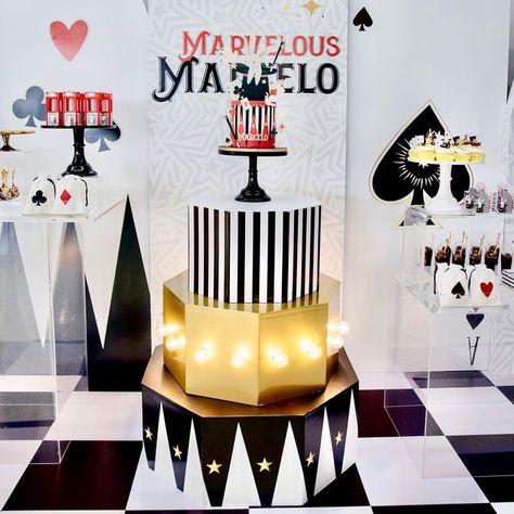 La Fábrica De Mariposas on Instagram: "You are magic! ✨♣️♥️ • Celebra con @lafabricademariposas Diseñamos eventos increíbles! 🎩 • Party inspo @oneinspiredparty • #merimeriparty #magicparty #magictheme #magicianparty #festamenino #kidsparties #papeleriabonita #empaquespersonalizados #kidspartyinspo #mesasdepostres #mty #spgg #lafabricademariposas #lfm" Magician Party, Magic Birthday Party, Meri Meri Party, Magic Birthday, Magic Theme, Magic Party, Birthday Inspiration, Kid Parties, Party Deco