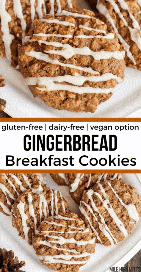 Gingerbread Breakfast, Old Fashioned Gingerbread, Breakfast Cookies Gluten Free, Glutenfri Baking, Classic Old Fashioned, High Protein Desserts, Cookies Gluten Free, Desserts Vegan, Breakfast Bars