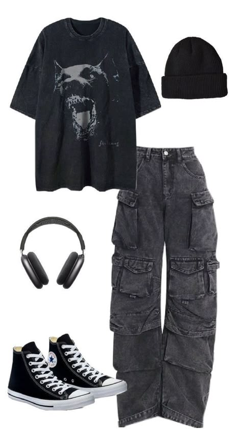 Look Grunge, Tomboy Outfits, Outfit Inspo Casual, Tomboy Style Outfits, Dream Outfits, Swaggy Outfits, Tomboy Fashion, Alternative Outfits, Cute Everyday Outfits