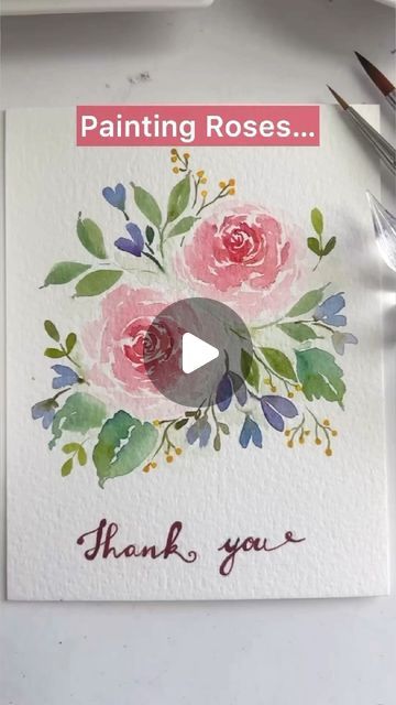 Color Tutorial, Loose Watercolor Paintings, Painting Roses, Instagram Painting, Watercolour Flowers, Lose Yourself, Botanical Painting, Watercolour Tutorials, Watercolor Artist