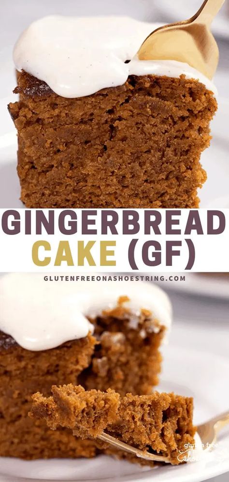 Gluten Free Gingerbread Cake, Gluten Free Cake Recipe, Gluten Free Gingerbread, Gluten Free Sweet, Gingerbread Cake, Gluten Free Cake, Gf Desserts, Gluten Free Sweets, Gluten Free Dairy Free Recipes