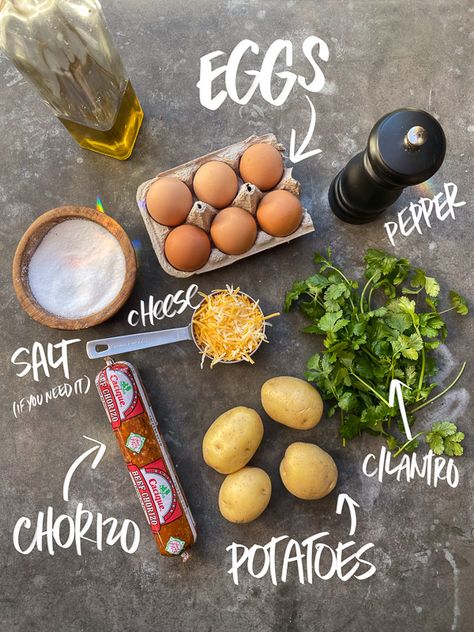 Egg Bites With Potatoes, Potato Egg Bites, Starbucks Potato And Chive Egg Bites Recipe, Chorizo Egg Bites, Egg Bites Chorizo, Potato And Chive Egg Bites, Potato Cheddar Chive Egg Bites Starbucks, Chorizo Meatballs, Real Food Dietitians Egg Bites