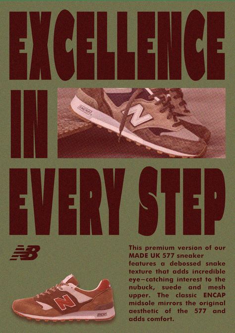 Footwear Industry and Football shoes Vintage Poster New Balance 577 Made in England Vintage Shoe Poster, New Balance Poster, Vampire Shoes, Shoes Poster, England Poster, Shoe Poster, Workout Posters, Parking Spot, Shoes Vintage