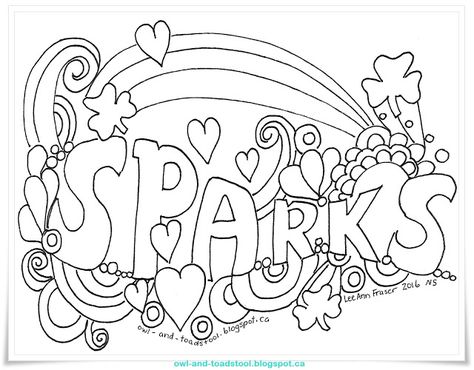 Owl & Toadstool: Doodle- Sparks Awana Crafts, Awana Sparks, S Meaning, Diy Teddy Bear, Teaching Crafts, Bible Verse Coloring Page, Girl Guide, Bible Verse Coloring, Scouts Crafts