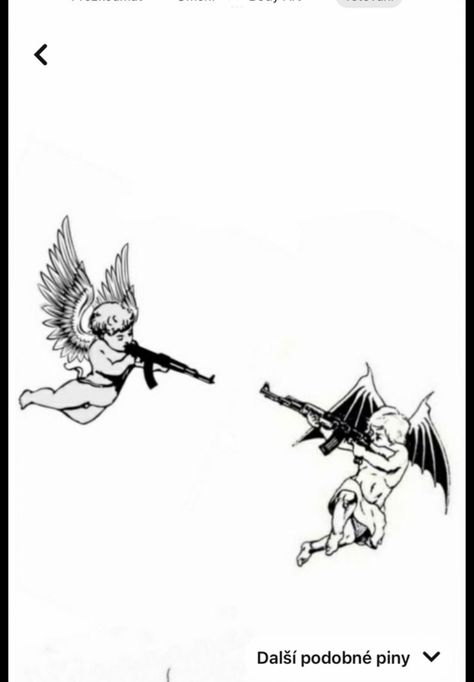 Devil And Angel Shoulder Tattoo, Devil Baby Tattoo, Good And Evil Tattoo For Men, Evil Angel Tattoo, Devil And Angel Tattoo, Angel And Devil Tattoo, Jail Tattoos, Tattoo Peito, Good And Evil Tattoos