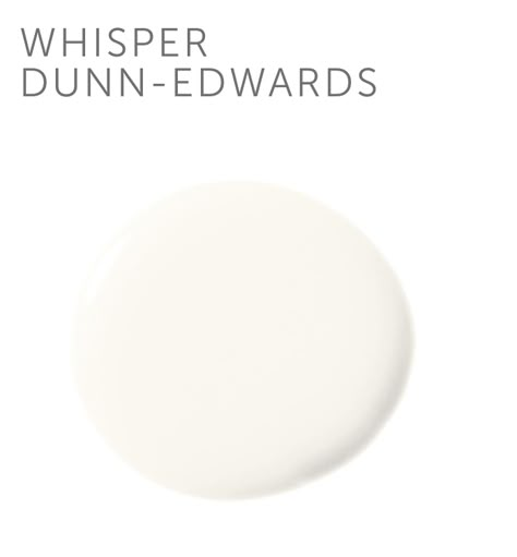 Whisper Dunn Edwards, Dunn Edwards Whisper White, Dunn Edwards Whisper, Indoor Paint Colors, Color Whisper, Indoor Paint, Dunn Edwards, Backyard Renovations, Guest Bath