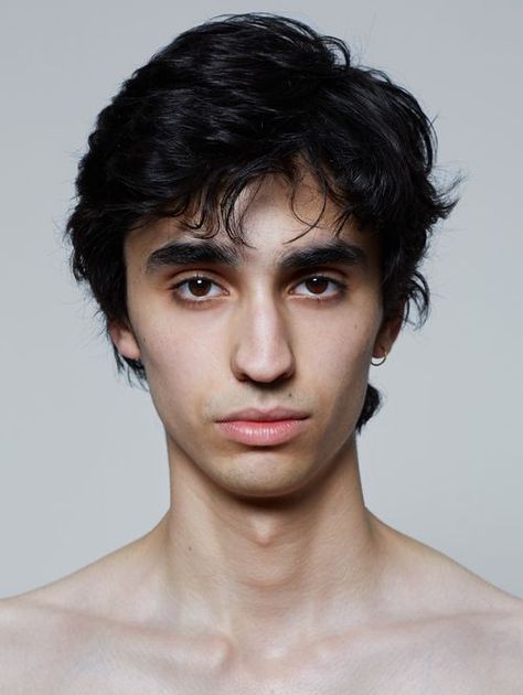 Aramish Mangi - Model Profile - Photos & latest news Man Front Profile, Men Front Face, Front Portrait Reference, Face 3/4 View, Front View Face Reference, Front Face Reference, Front Profile Reference, Front Facing Portrait, Portrait Men