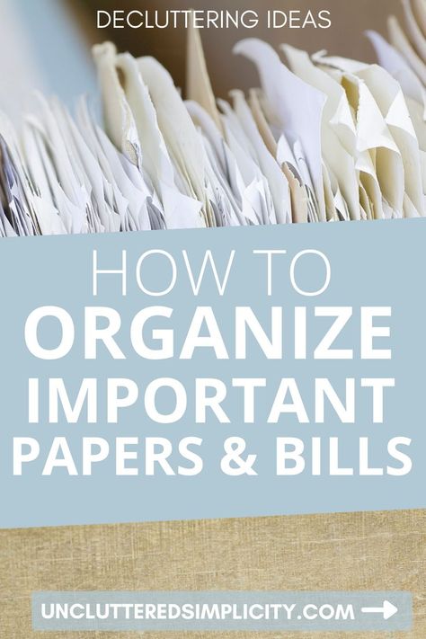 Organize Important Papers, Paper Decluttering, Organizing Important Papers, School Paper Organization, Decluttering Ideas, Charity Gifts, Organizing Paperwork, Paper Clutter, Budget Book