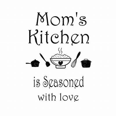 SVG Moms Kitchen is Seasoned with Kitchen Quotes Funny, Moms Kitchen, Diy Cookbook, Apron Design, Cooking Quotes, Kitchen Canvas, Kitchen Logo, Signs For Mom, Kitchen Wall Decals