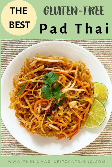 This is the BEST gluten-free pad thai recipe. It's got flavors and authentic ingredients I learned to cook right in Chaing Mai, Thailand! Best Pad Thai Recipe, Best Pad Thai, Chaing Mai Thailand, Gluten Free Pad Thai, Gluten Free Fish, Gluten Free Guide, Thai Recipe, Pad Thai Recipe, Gluten Free Restaurants