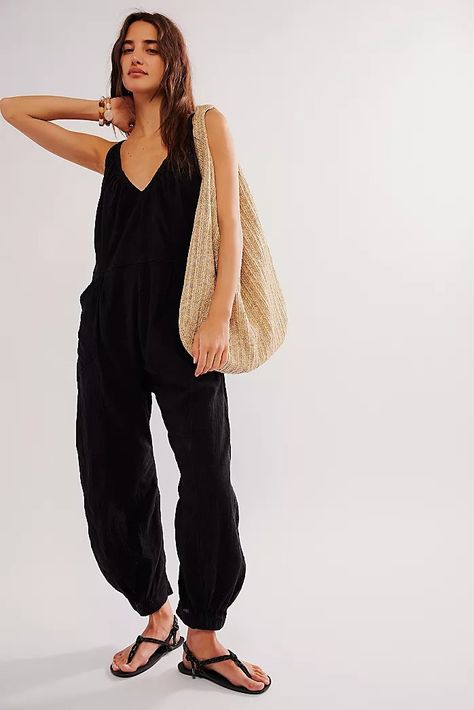 one piece Free People Overalls, Boho Shops, Cropped Denim Jacket, Curvy Dress, Trend Forecasting, Leg Design, Jumpsuit Fashion, Cropped Denim, Black Fits