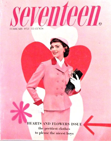 Seventeen Magazine Covers, Photowall Ideas, Nice Boy, Seventeen Magazine, Old Magazines, Mid Century Vintage, Vintage Magazines, Vintage Valentines