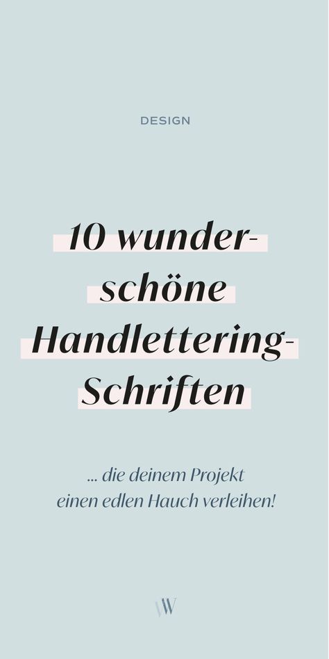 Handlettering-Schriften haben oft einen verspielten, informellen Hauch. Aber auch wenn dein Design einen edlen Touch haben soll, passen sie super - wenn du sie nur schick kombinierst.  #handlettering #schriftarten #handwritten #handgeschrieben #handwrittenfonts #handletteringschriften #handwritingfonts Alphabet, Branding, Pins, Quick Saves, Design