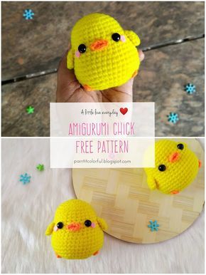 Easter Crochet Patterns, Pola Amigurumi, Crochet Animals Free Patterns, Kawaii Crochet, Crochet Amigurumi Free, Fun Crochet Projects, Crochet Animal Patterns, Easter Crochet, Diy Crochet Projects