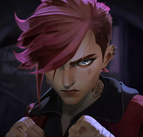 Vi Aesthetic Arcane, Red Characters Cartoon, League Of Legends Icons, Vi Arcane Icon, Vi Cosplay, Arcane Vi, Castlevania Wallpaper, League Of Legends Poster, Vi Arcane