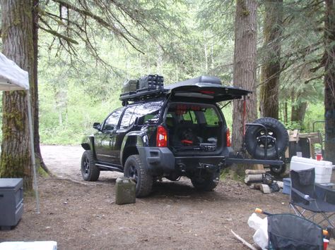 Nissan Roniz, Nissan Xterra Accessories, Xterra Nissan, Overlanding Camping, Xterra Mods, 2010 Nissan Xterra Off Road, Xterra Pro 4x Nissan, Trail Ideas, Suv Camper