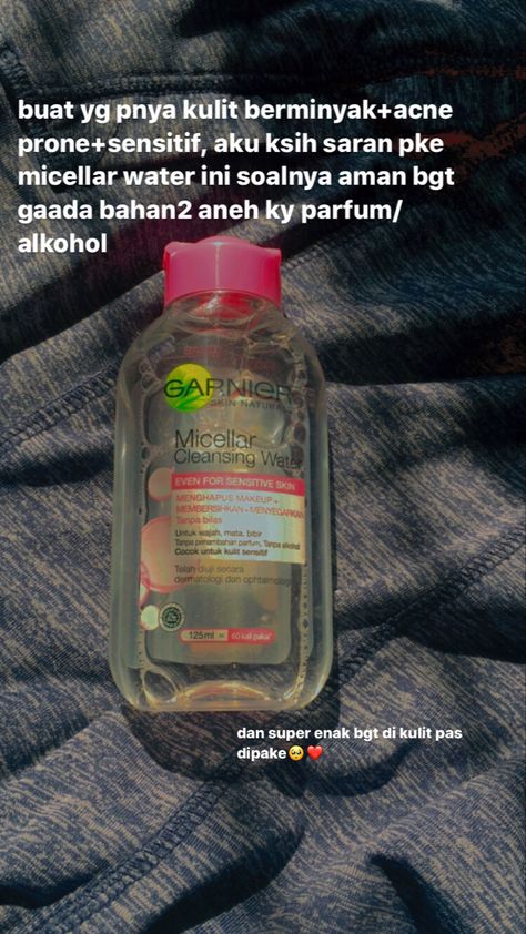 Garnier Micellar Cleansing Water, Motivasi Diet, Garnier Micellar, Crystal Makeup, Recommended Skin Care Products, Beautiful Skin Care, Filter Ig, Skincare Inspiration, Skin Care Tutorial