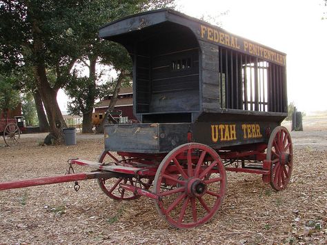 Paddy Wagon - photo by Blacksmith369 Horse And Wagon, Antique Wagon, Farm Wagons, Horse Wagon, Stage Coach, Horse Drawn Wagon, Wagon Cart, Old Wagons, Wooden Wagon