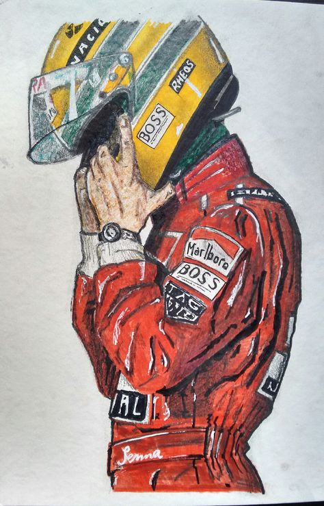 Ayrton Senna F1 Artwork, F1 Art, Gcse Art, Car Sketch, Arte Inspo, Pencil Art Drawings, Car Drawings, Book Art Drawings, Art Drawings Simple