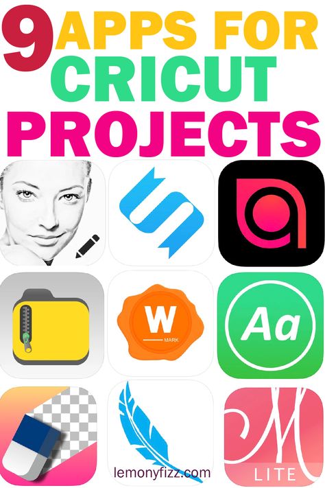 Check out these must-have apps for Cricut! Get started on your next craft project and take your skills to the next level with these 9 apps! Best Design Apps, Cruict Crafts, Cricut Projects Iron On, Apps To Create Graphics, Cricut Apps For Android, Best App For Video Making, Cricut Apps Iphone, Cricut Explorer 3, Best Apps For Cricut Users