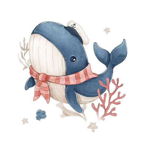 Setting sail into a sea of imagination with this adorable sailor whale ⚓️🐳 😄 . . . #illustratorlife #childrenillustration #kidliart… | Instagram Whale Drawing, Canvas Art Painting Abstract, Mermaid Stories, Photo Reels, Whale Illustration, Drawn Fish, Sea Illustration, Baby Illustration, Cute Whales